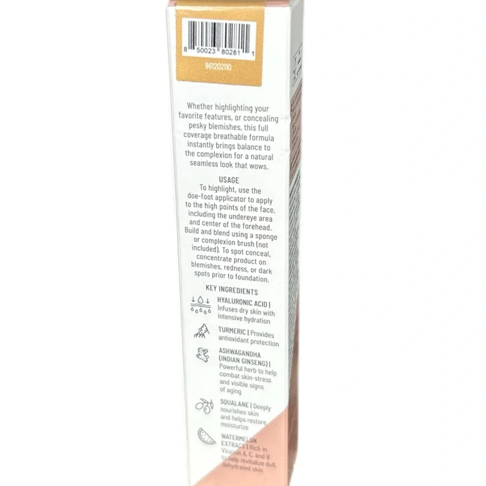 LYS Beauty Triple Fix Full Coverage Brightening Concealer - Golden Almond - Picture 2 of 4